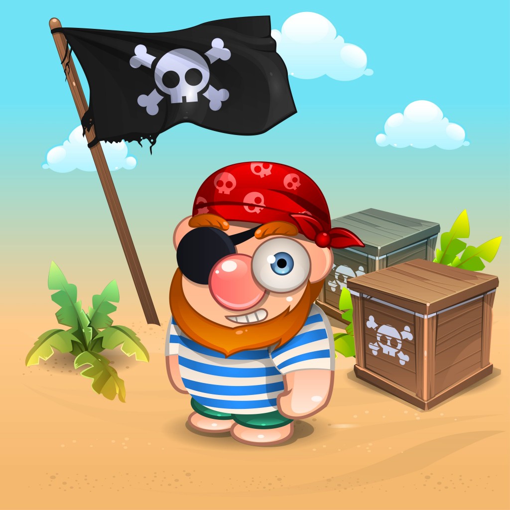 Pirate on the island