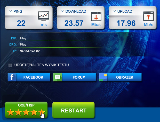 2016-05-02 11_11_03-Speed Test - Test Szybkości Łącza Internetowego - speedtest.pl