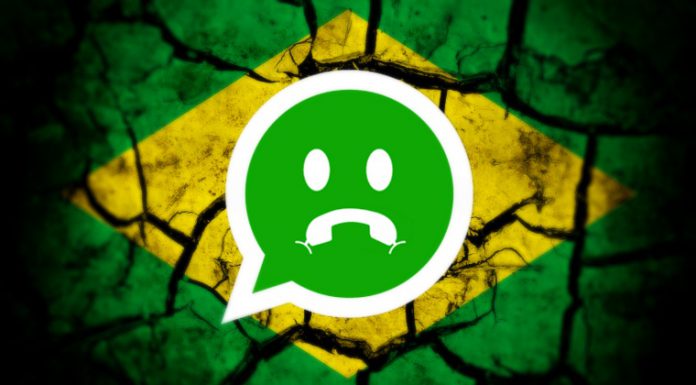 Brazylia od cięta od WhatsApp'a