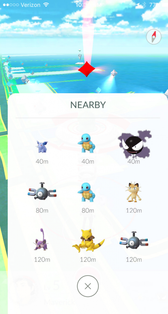 Pokemon Radar w wersji beta