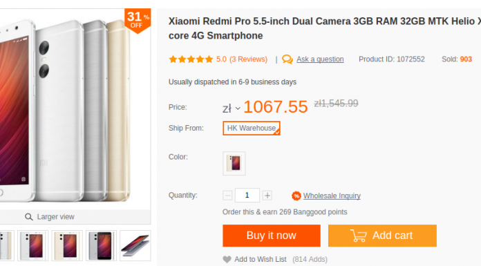 Promocja na Xiaomi Redmi Pro – tylko 672 zł