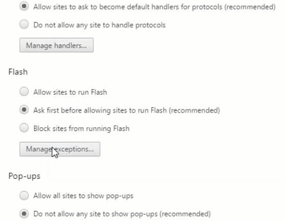 Chrome flash plan