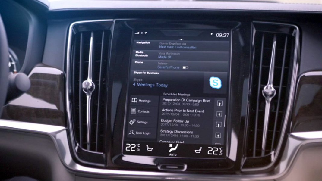 Volvo Skype dla firm