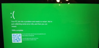 Windows 10 zielony ekran śmierci