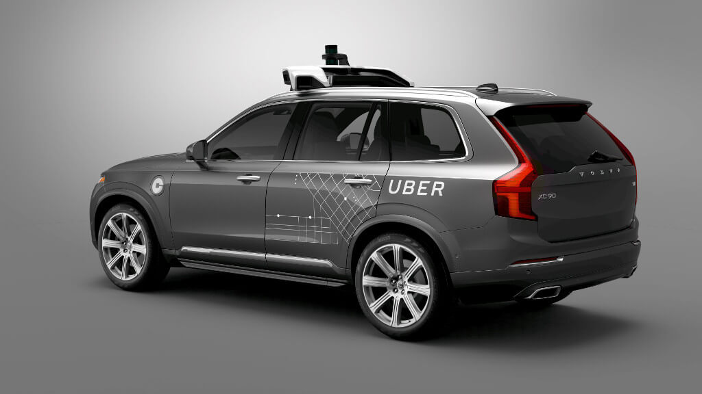 Uber Volvo autonomiczny samochod