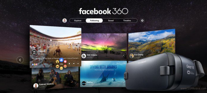 Facebook 360 Samsung Gear VR