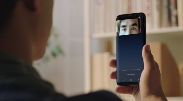 Samsung Galaxy S8 skaner tęczówki