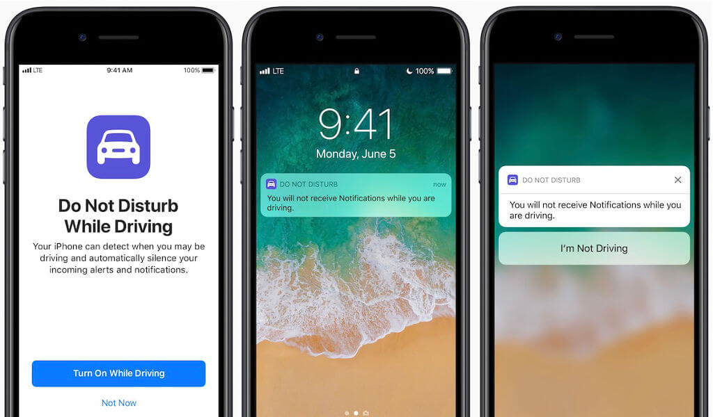 iOS 11 Do Not Disturb While Driving