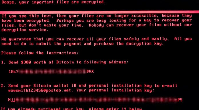 Petya ransomware