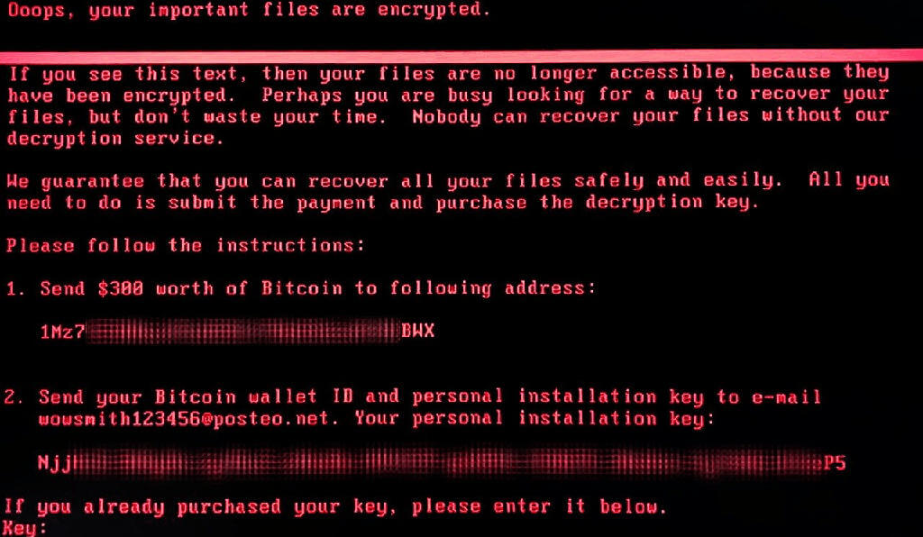 Petya ransomware