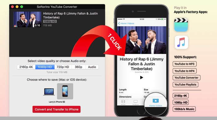 Zgraj filmy i muzykę z YouTube youtube converter, youtube, ios, mac, apple