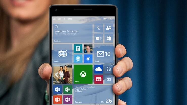 windows 10 mobile