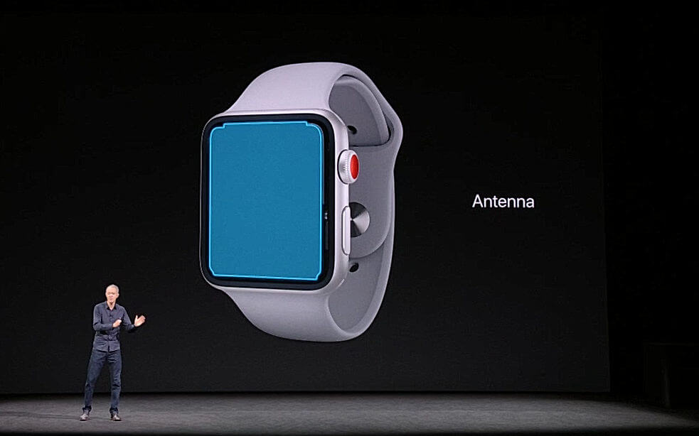 Apple Watch 3 LTE antena