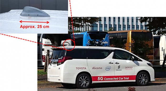 W Japoni odbyły się pierwsze testy 5G z jeżdżącym samochodem 5G Toyota NTT Docomo