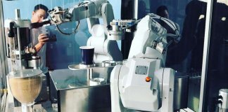 Once Alike robot barista