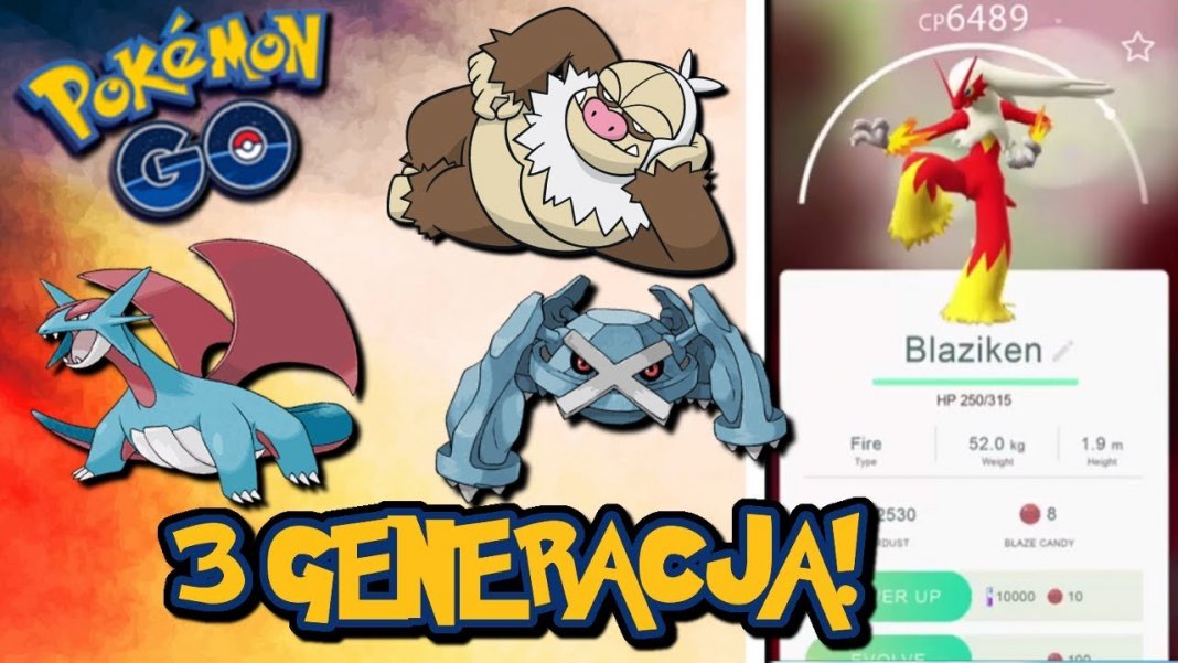 Pokemon Go 3 generacja