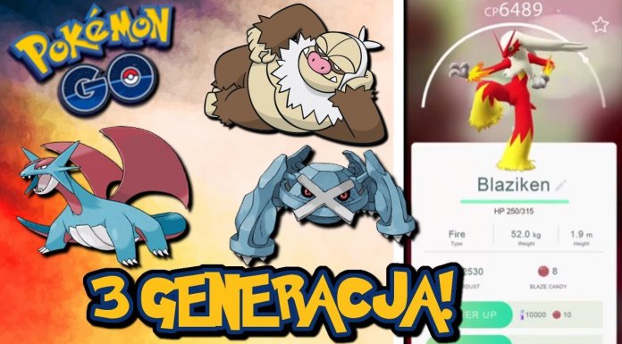 Pokemon Go 3 generacja
