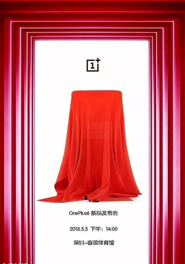 OnePlus 6 premiera