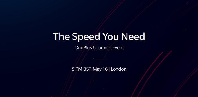 oneplus 6 launch event