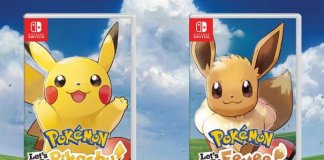 Pokemon Let's Go Pikachu Eevee