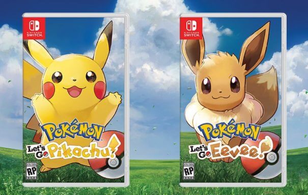 Pokemon Let's Go Pikachu Eevee