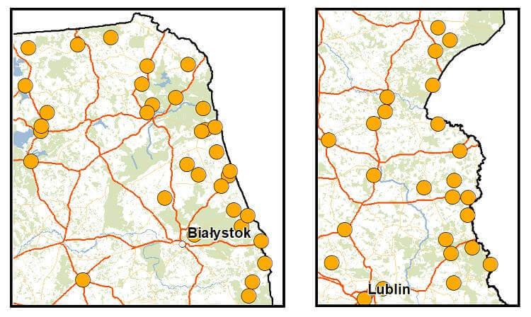 Orange stacje bazowe 4G przy granicy z Białorusią