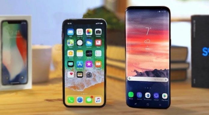 samsung, galaxy, s9, iphone, X, apple, aparat,