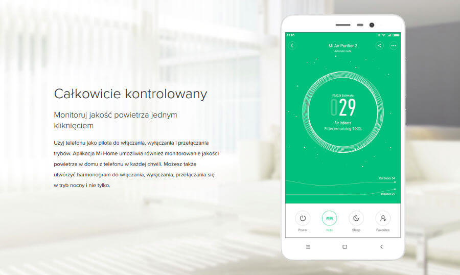 Mi Air Purifier 2 aplikacja
