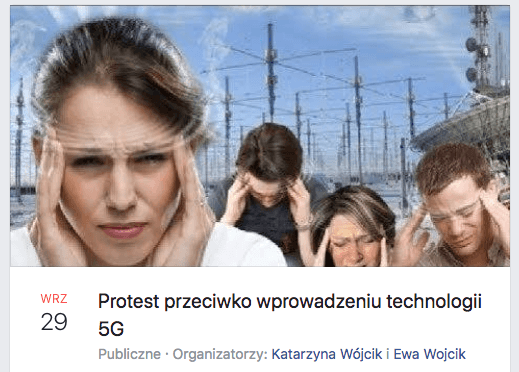 5g, gliwice, protest