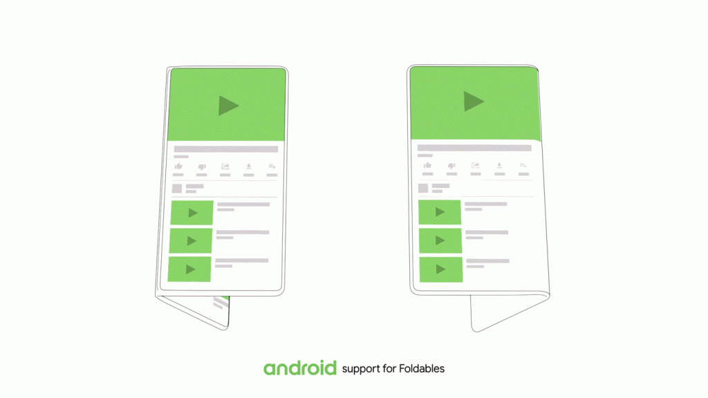 Android składany smartfon
