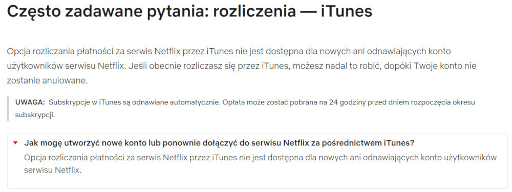 Netflix iTunes