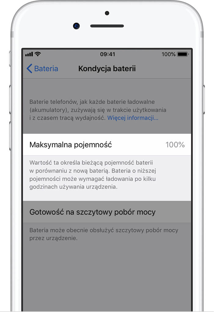 iOS bateria