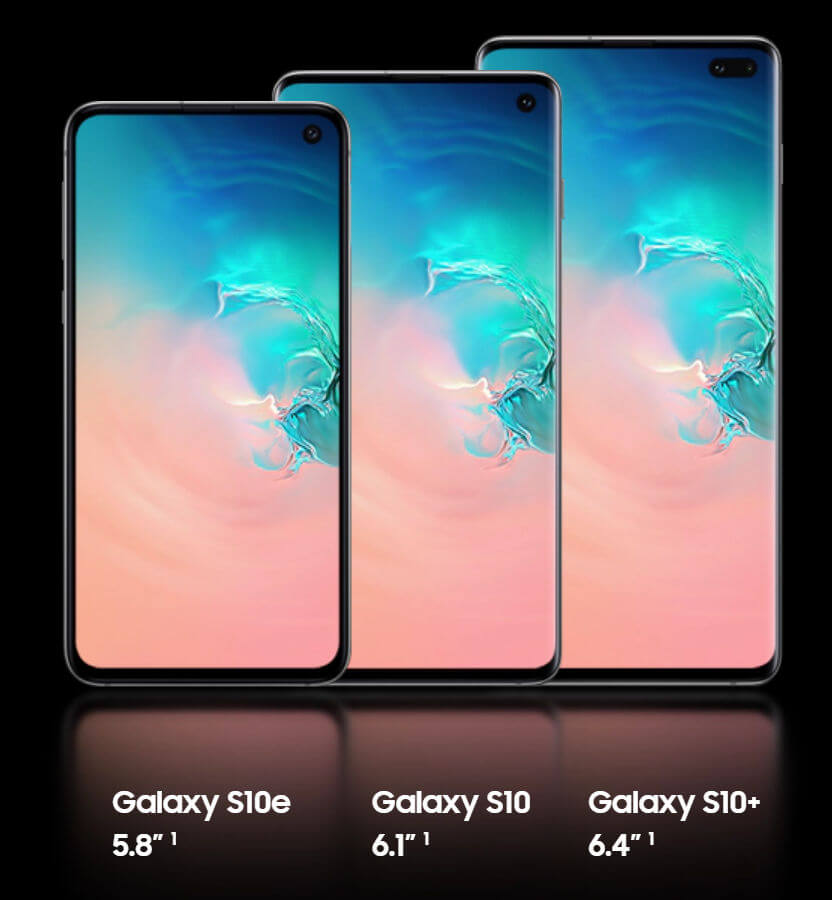 Galaxy S10 options