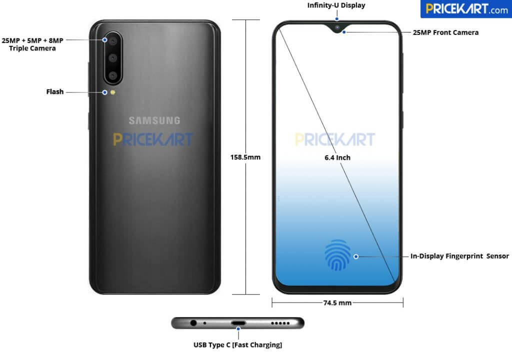 galaxy a50 render