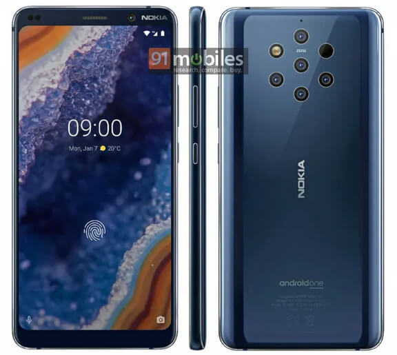 nokia 9 pureview render