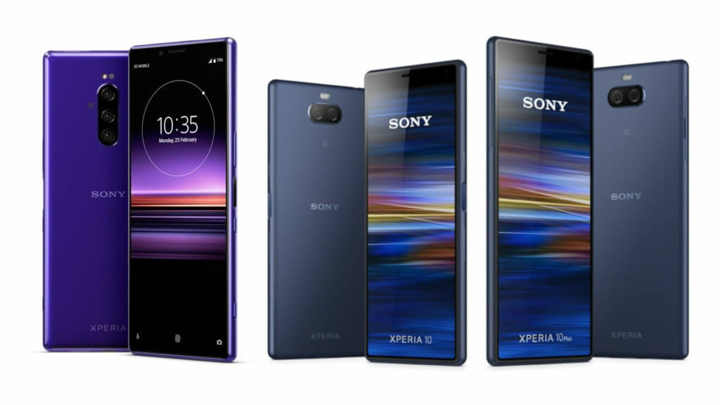 Sony 2019 Xperia 1, Xperia 10, Xperia 10 Plus