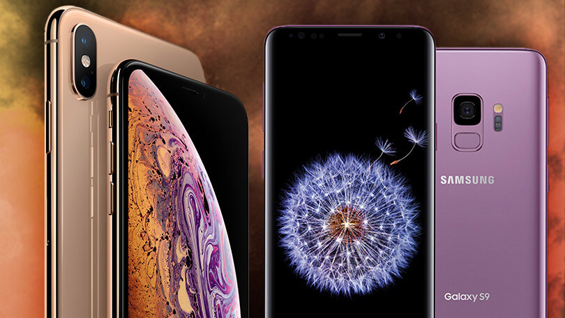 samsung galaxy s10 plus, iphone xs max, samsung, apple, google, ios, android