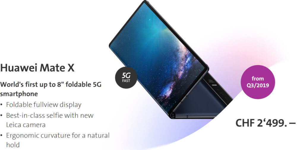 Huawei Mate X cena