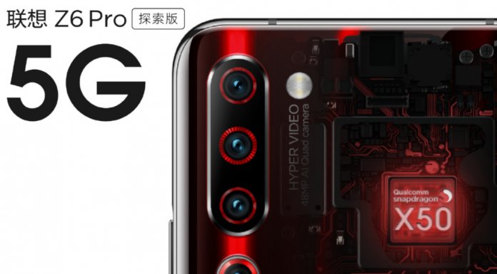 Lenovo Z6 Pro 5G z przezroczystym tyłem Lenovo Z6 Pro 5G