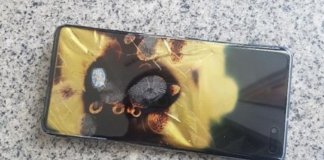 Samsung Galaxy S10 5G samozapłon