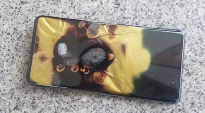 Samsung Galaxy S10 5G samozapłon