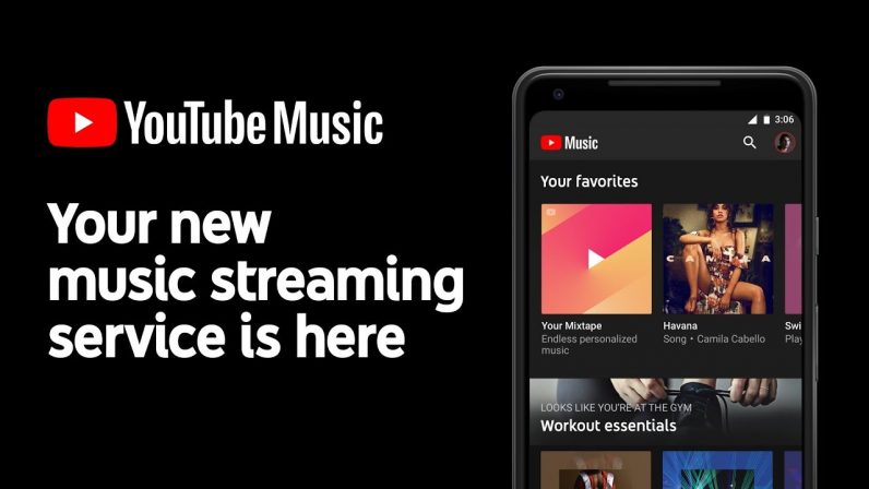 youtube, music, google, spotify, tidal