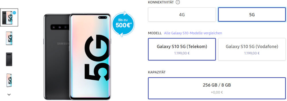 Samsung Galaxy S10 5G Niemcy