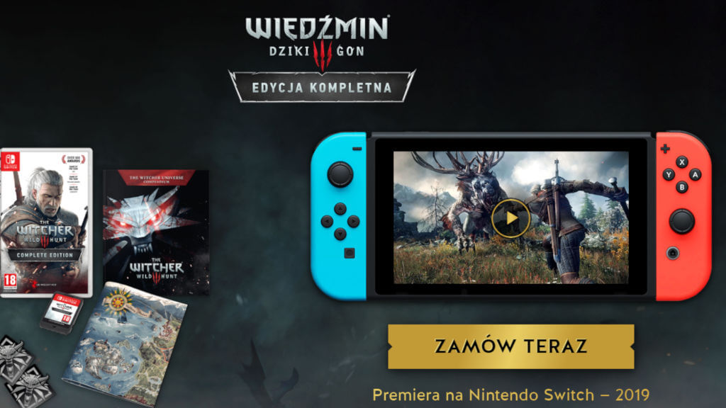 Wiedźmin 3 Nintendo Switch