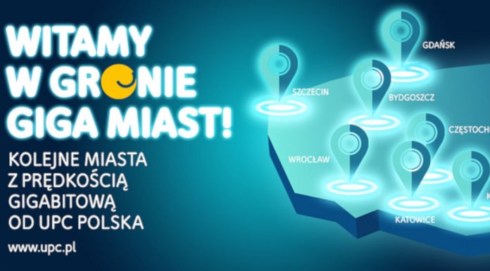 UPC przyspiesza do 1 Gbit/s w 12 miastach UPC gigabit
