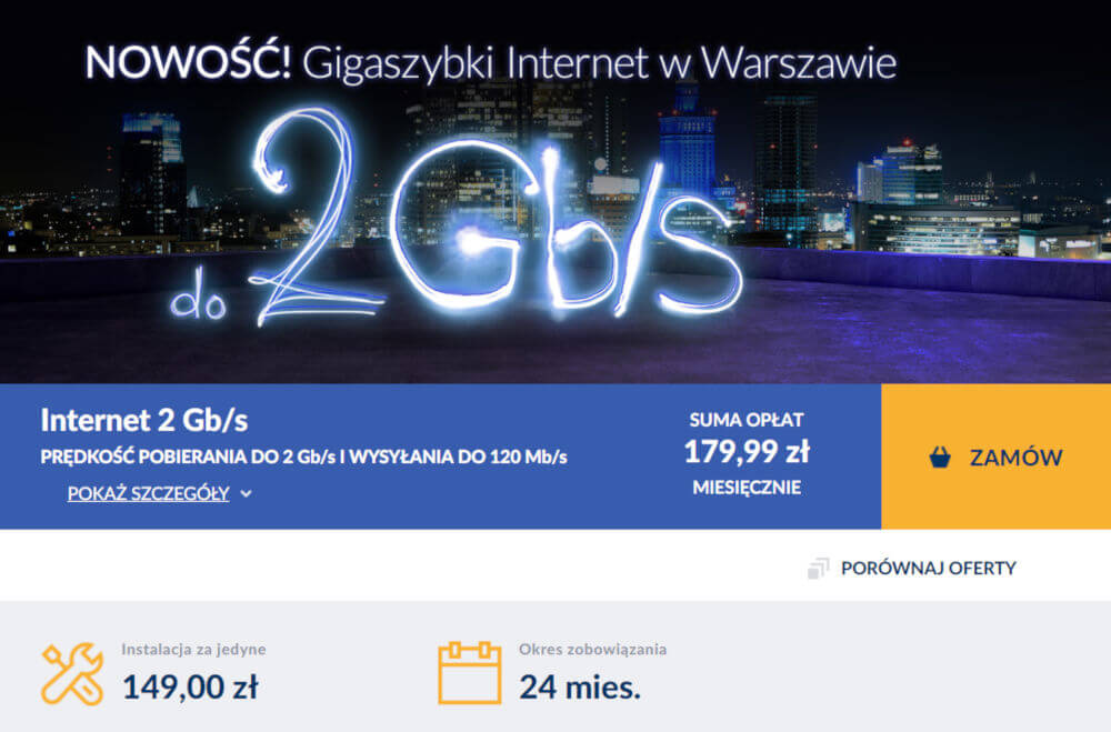 Vectra oferta 2 Gb