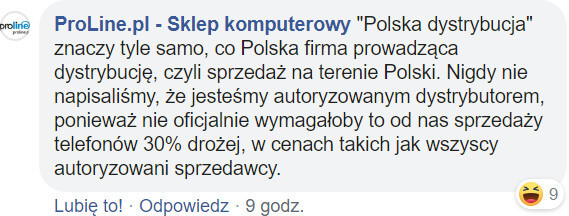 ProLine polska dystrybucja