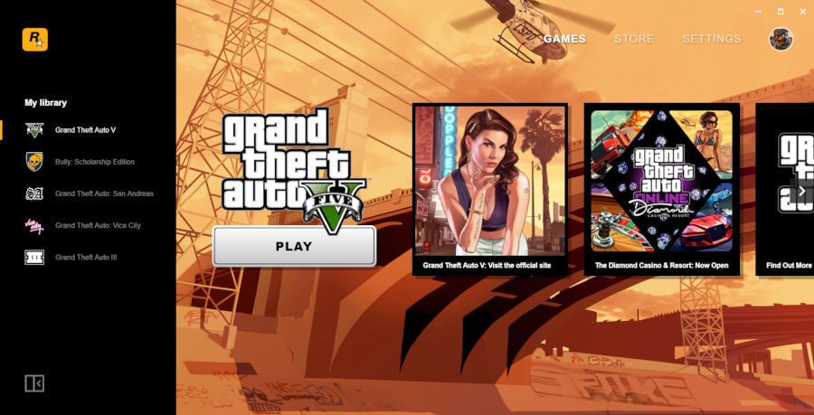 Rockstar Games Launcher