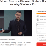Surface Duo petycja
