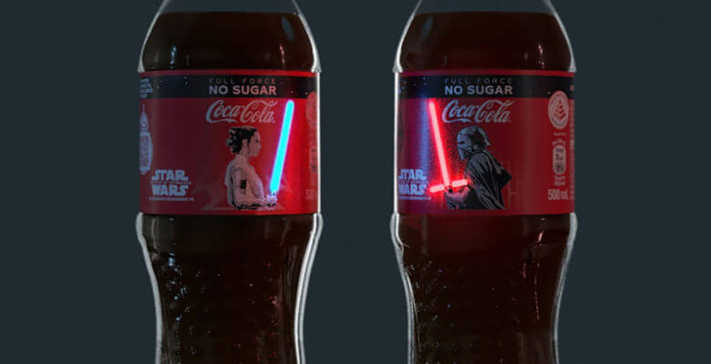 OLED, Coca-Cola, Star Wars, Gwiezdne Wojny,